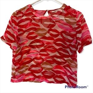 Sheer Victoria’s Secret Blouse